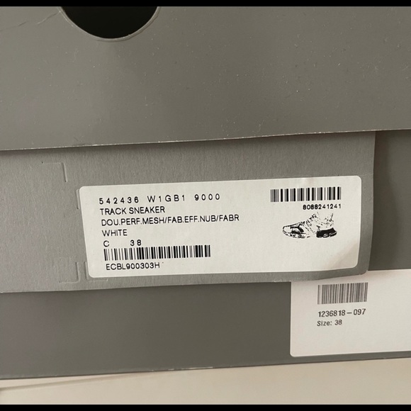 SOLD Balenciaga track white 38 - Picture 7 of 7